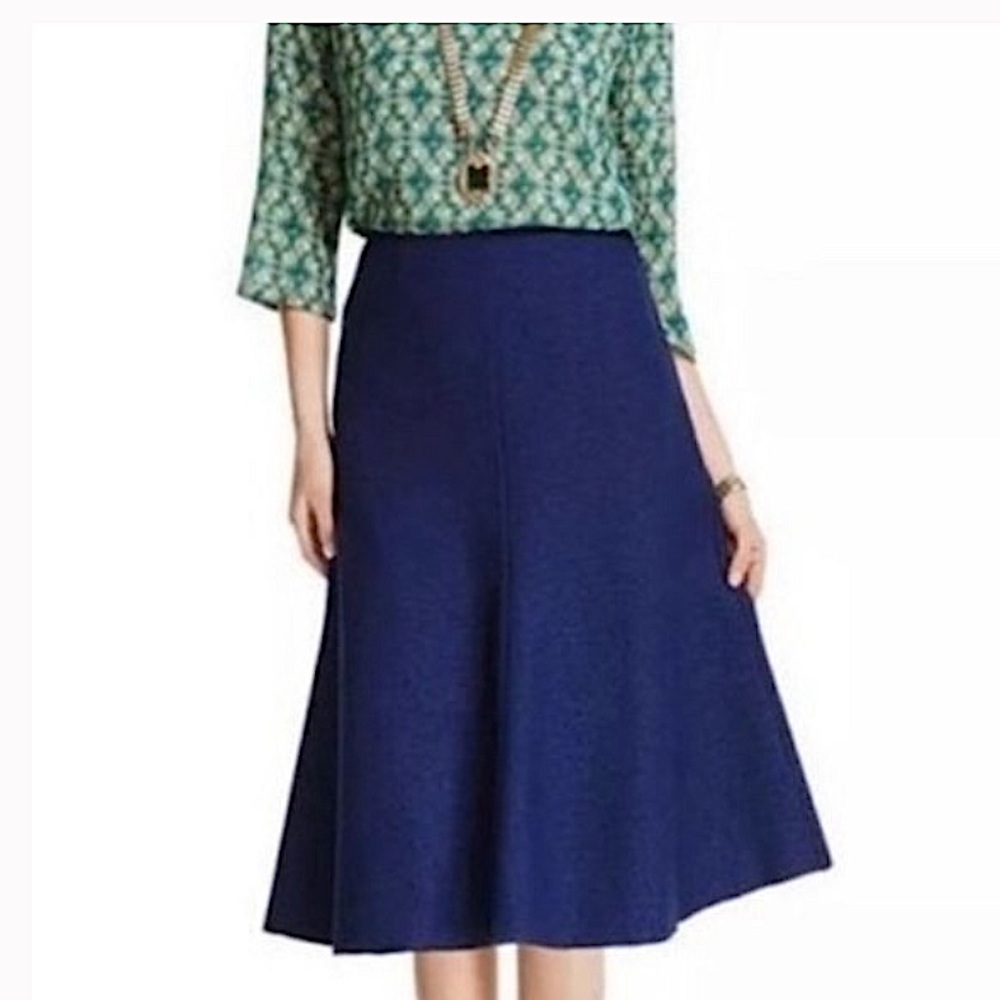 CAbi Tulip Textured A-Line Flare Midi Skirt Style 3097 Size 4